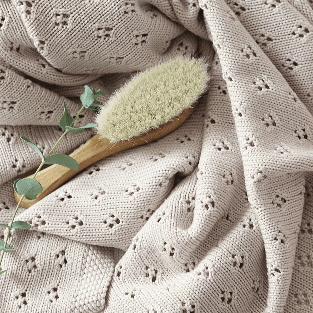 Bambusová prikrivka púdrovo ružová 80×100 cm