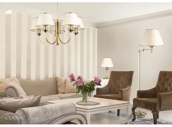 Jupiter 286 - CL 5 - Luster závesný CLASSIC 5xE27/60W/230V