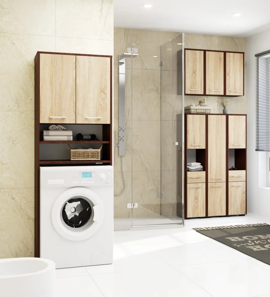 Kúpeľňová skrinka Fin I 30 cm venge/sonoma