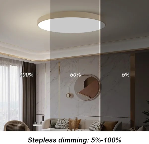 Brilagi-LED Stropné svietidlo POOL LED/180W/230V 3000/4000/6000K pr. 120 cm béžové