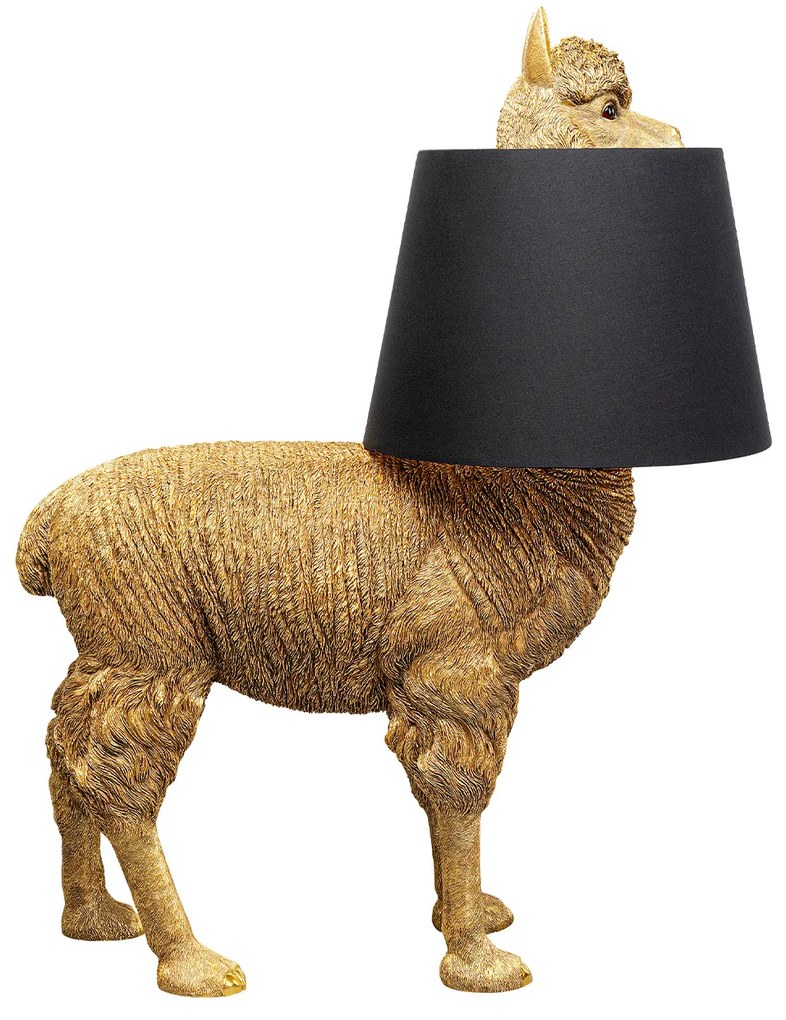 Alpaca stojacia lampa zlatá 108 cm