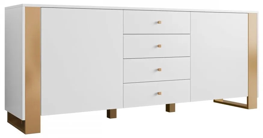 Komoda Nalker 2D4SZ, Farby: biela