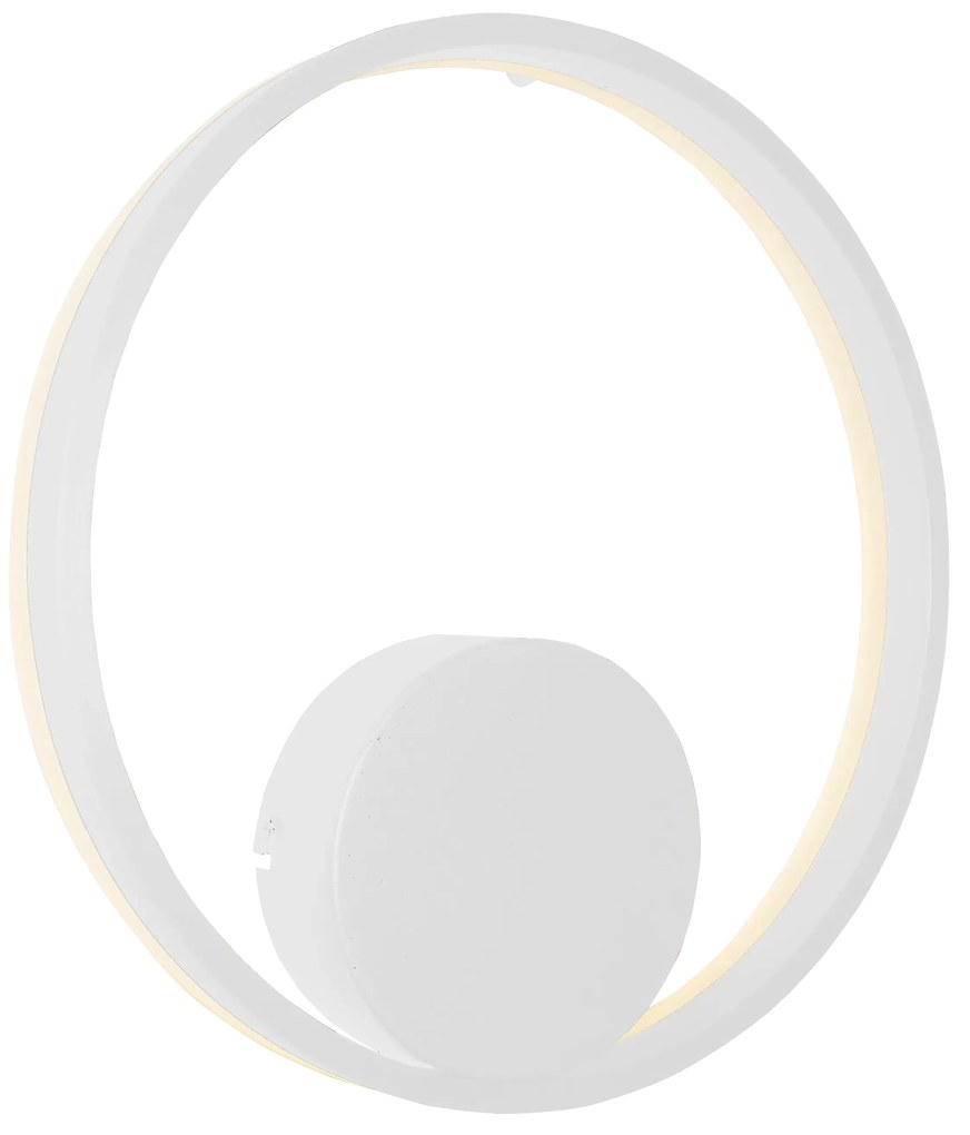 LED nástenné svietidlo Halo 40 biele
