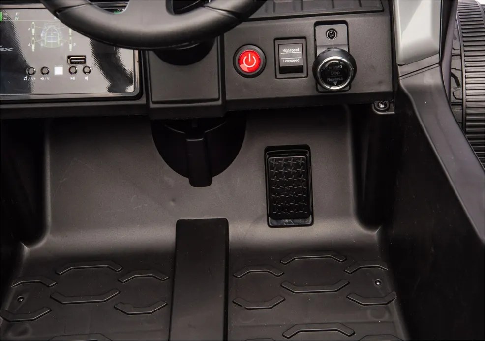 LEAN CARS Elektrické autíčko na batérie Kawasaki JS330 24V5Ah čierno-modré