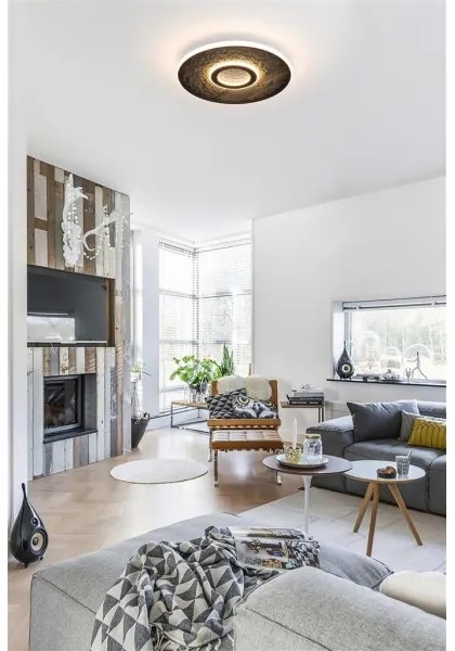 Searchlight 80780-46BK - LUMADISC LED stmievateľné stropné svietidlo LED/20W/230V Ø 41 cm