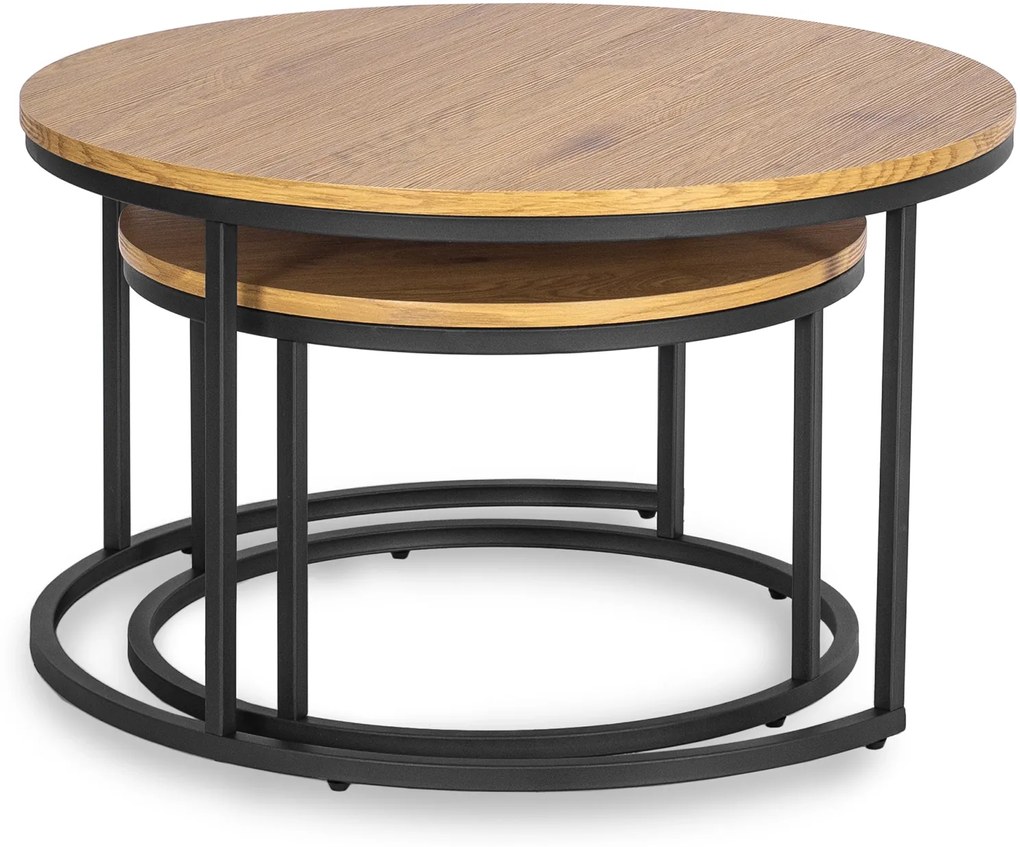 PROXIMA.store - Set konferenčných stolíkov DELIA VEĽKOSŤ: MINI