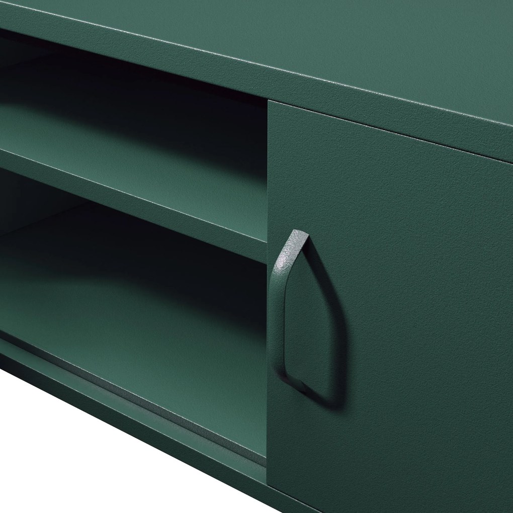 RTV skrinka XL ROSARIA 1700 x 400 x 500, fľaškovozelená