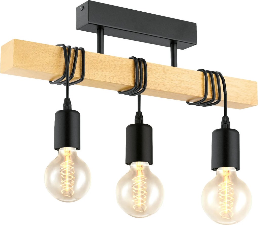 XXXLutz STROPNÉ SVIETIDLO, 55/10,5/26,5 cm Eglo - Interiérové svietidlá - 003348025903