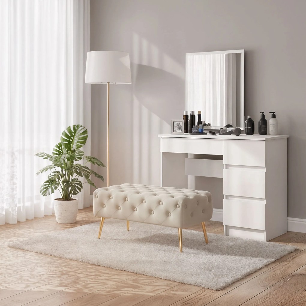 Taburet Madrid béžový