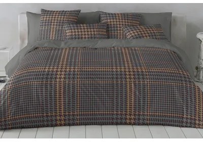 Károvaná bavlnená posteľná bielizeň CHESTER 220x200 cm