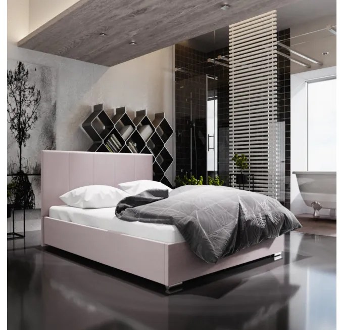 Manželská posteľ 160x200 FLEK 6 - ružová
