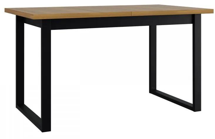 Rozkladací jedálenský stôl Elarno 80 x 140/180 III, Morenie: biela - L