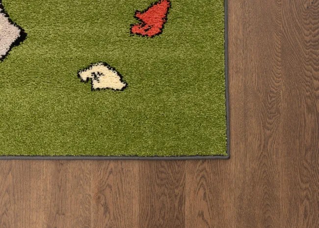 Detský koberec Funky Top Ivo zelený