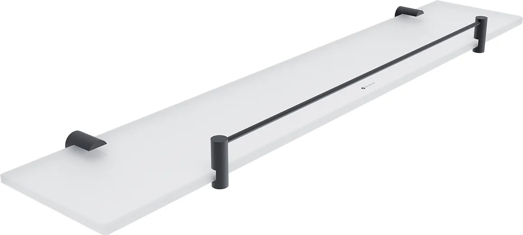 Nimco Polica s ohrádkou, 60 cm BORMO čierna - BRC 11091BX-60-90