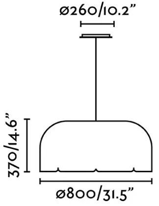 Faro 20104 - LED Luster na lanku MUTE LED/24W/230V pr. 80 cm 4000K