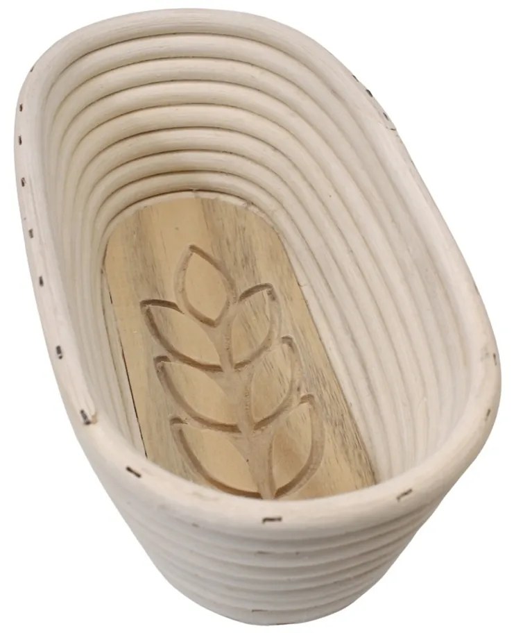 Home Elements Ošatka oválna s dreveným dnom Klas 26 x 13 x 9 cm