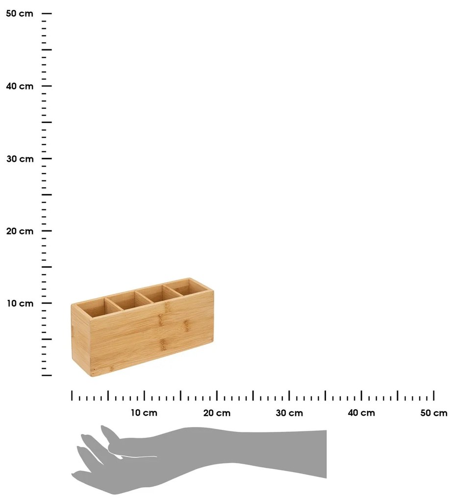 Kozmetický organizér Bamboo 4, bambus