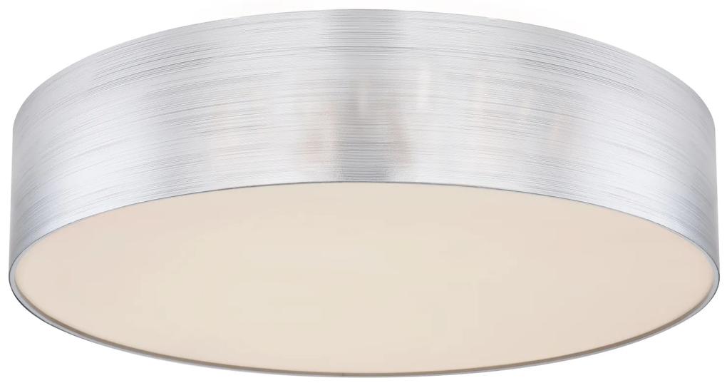 GLOBO Moderné stropné svietidlo LED SINNI, 40 W, teplá biela-studená biela, 60 cm, okrúhle, strieborné