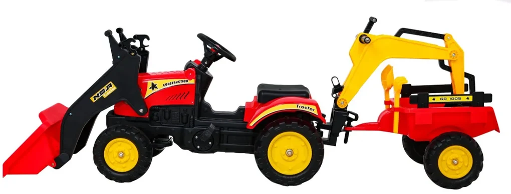 Traktor s prívesom a príslušenstvom Ramiz - 3009.CR