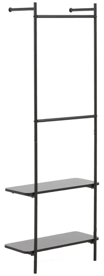 Čierny nástenný kovový set do predsiene Kave Home Galatia