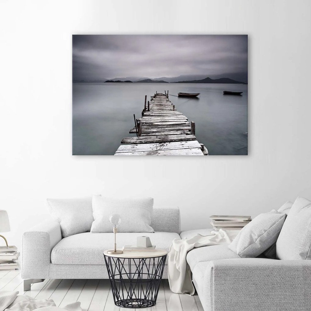 Gario Obraz na plátne Zimné jazero Rozmery: 60 x 40 cm