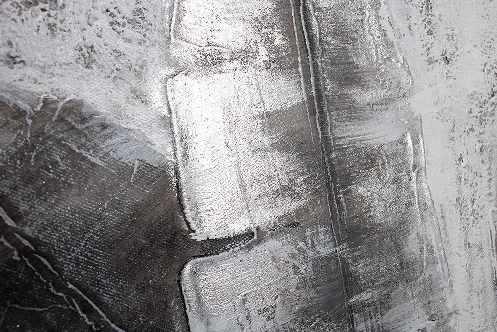Maľovaný obraz na stenu LISTY 100x50 cm
