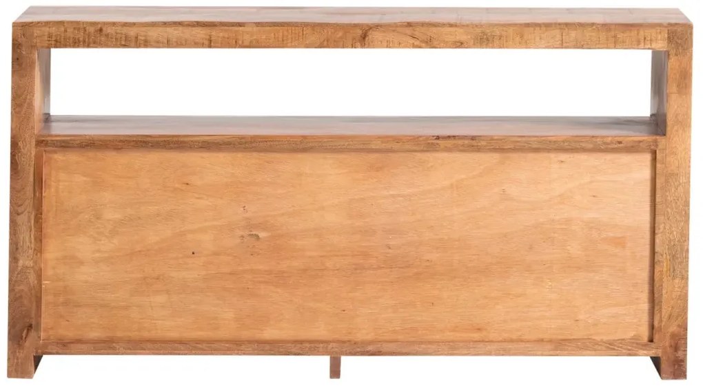furniture-nabytek.cz - Masivní komoda County z mangového dřeva, lakovaná, hnědá – 160×45×85 cm