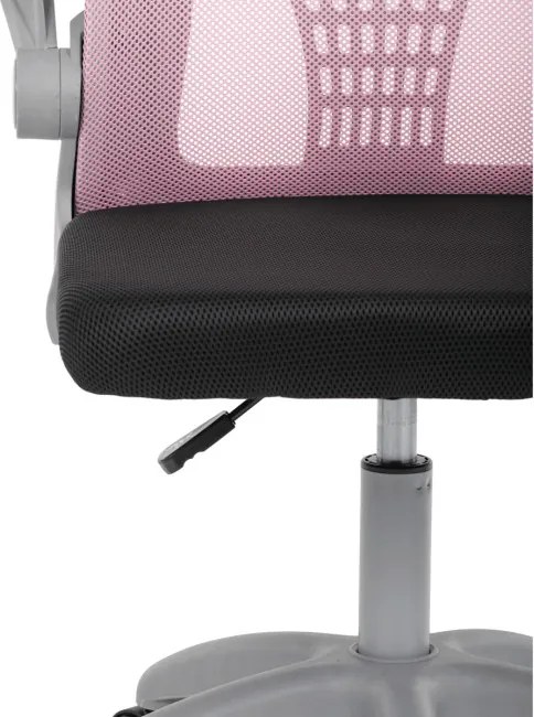 Detská otočná stolička ružová KA-K2008 PINK