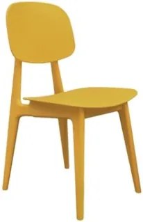 Židle VINTAGE, žlutá Present time LM1846YE