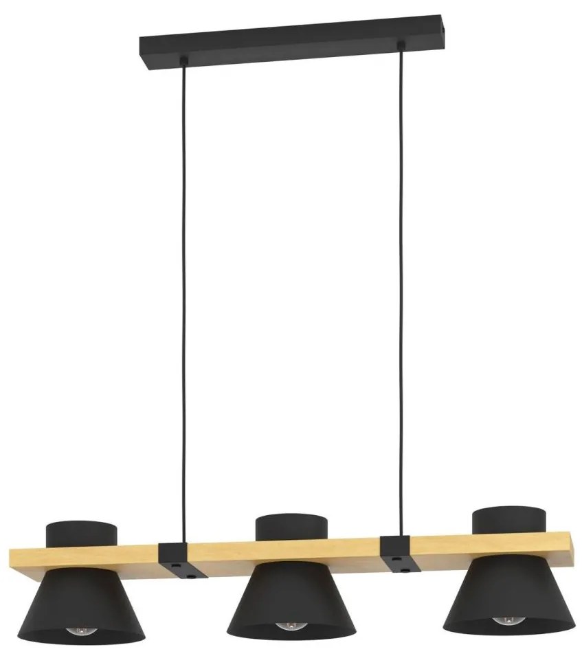 Eglo 43956 - Luster na lanku MACCLES 3xE27/15W/230V