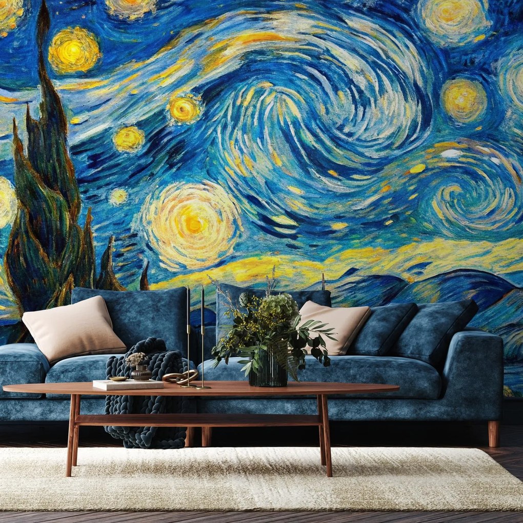 Fototapeta – Hviezdna noc ala Van Gogh (147x102 cm)