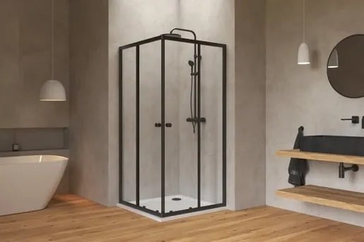 Sprchový kút čtverec 90x90 cm SAT Project SATBKMUQ90CT