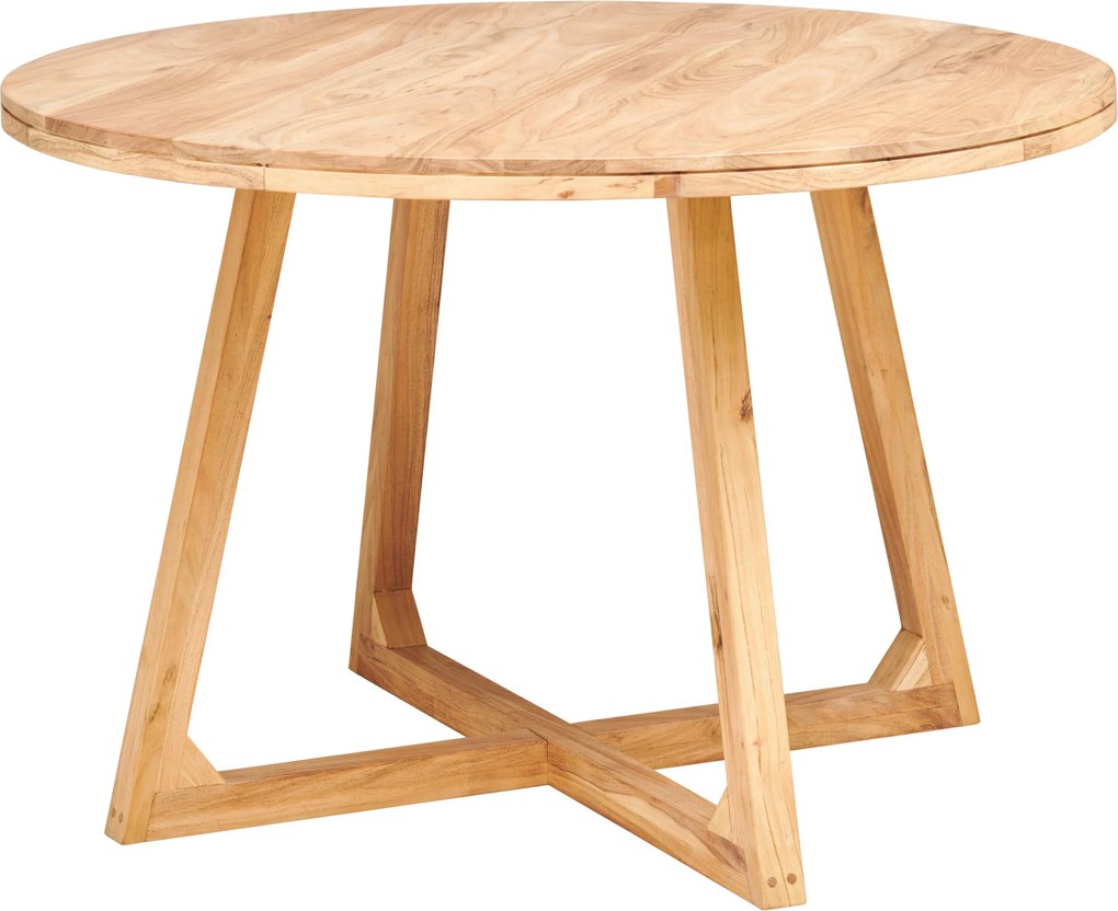 XXXLutz JEDÁLENSKÝ STÔL, akácia, farba akácie, 120/120/76 cm MID.YOU - Stoly - 001630027601
