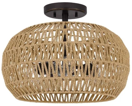 Quoizel QZ-CASABLANCA-3SF-PBZ - Stropné svietidlo CASABLANCA 3xE27/60W/230V