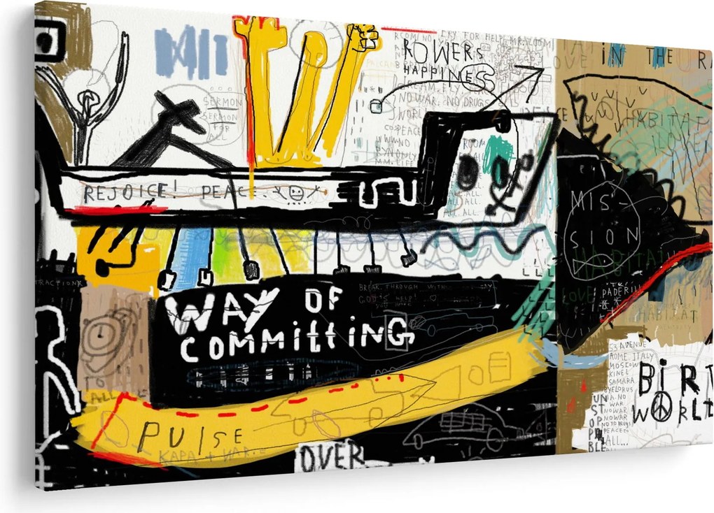 Obraz - Graffiti (90x60 cm)