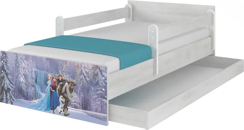 Frozen Disney Max vodopád detská posteľ 160x80 Variant úložný box: Bez úložného boxu