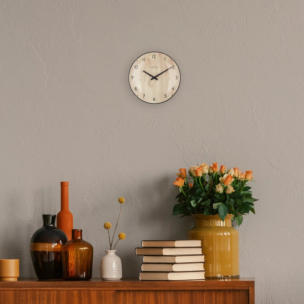 Nástenné alebo stolné hodiny Edge Wood Mini