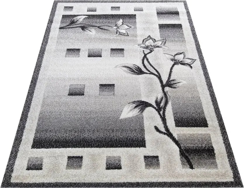 DY OTTO 02 Sivý koberec Rozmer: 80x150 cm