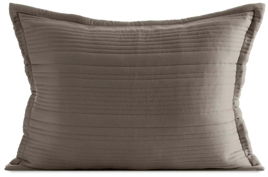 DEKORAČNÁ OBLIEČKA NA VANKÚŠ TARA 70X50 CM TMAVOBÉŽOVÁ