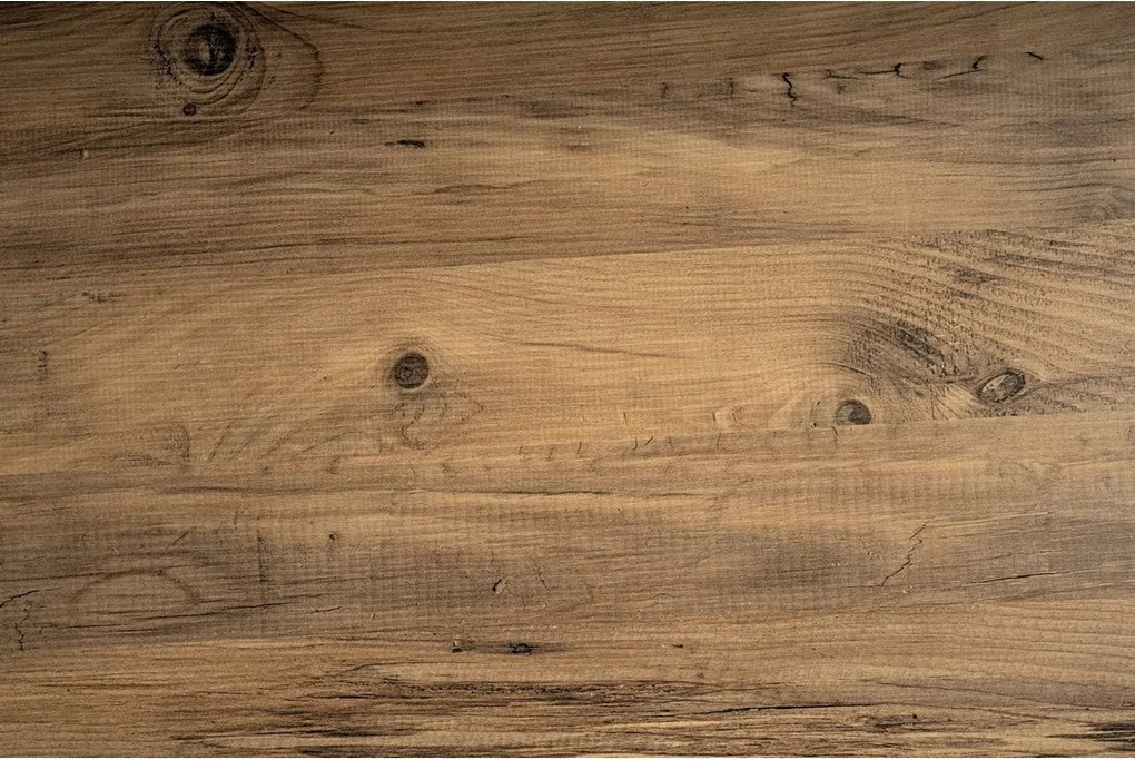 Dvojitý pracovný stôl z borovice a čiernej farby