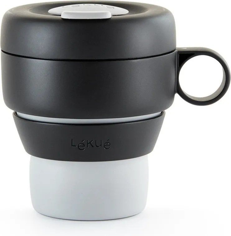 Čierny termo hrnček 400 ml To Go – Lékué