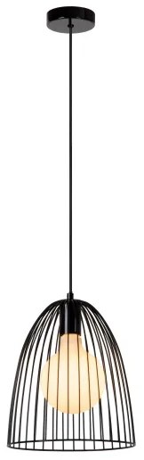 Lucide 74417/01/30 - Luster na lanku MACARONS 1xE27/40W/230V pr. 24,5 cm čierna