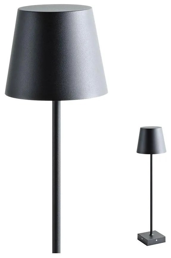 Redo 9127 - LED Vonkajšia lampa GIORGIO LED/7W/230V IP65 čierna