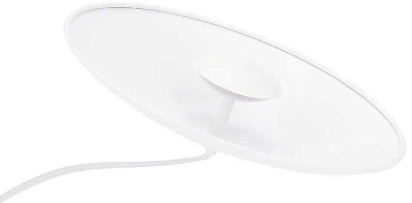 Biele LED závesné svietidlo s kovovým tienidlom Lund – Candellux Lighting