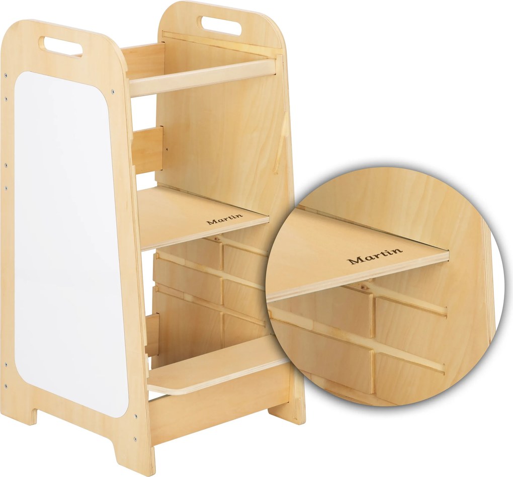 Rastúca učiaca veža 5v1 Play XL 89 cm – mätová