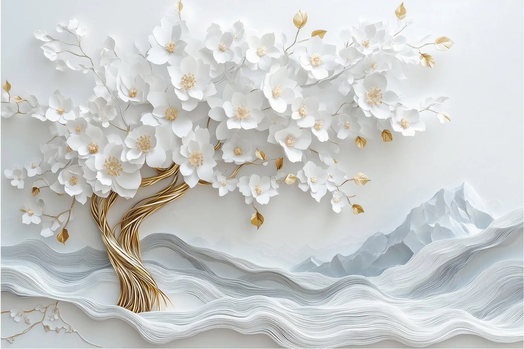 Obraz – 3D elegantný strom života (90x60 cm)