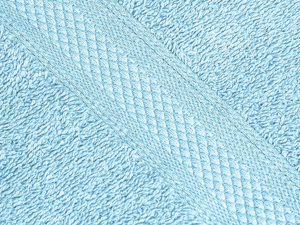 1x osuška CLARYSSE ELEGANCE 70x140 cm + 1x uterák CLARYSSE 60x110 cm 100% bavlna, svetlo modrá