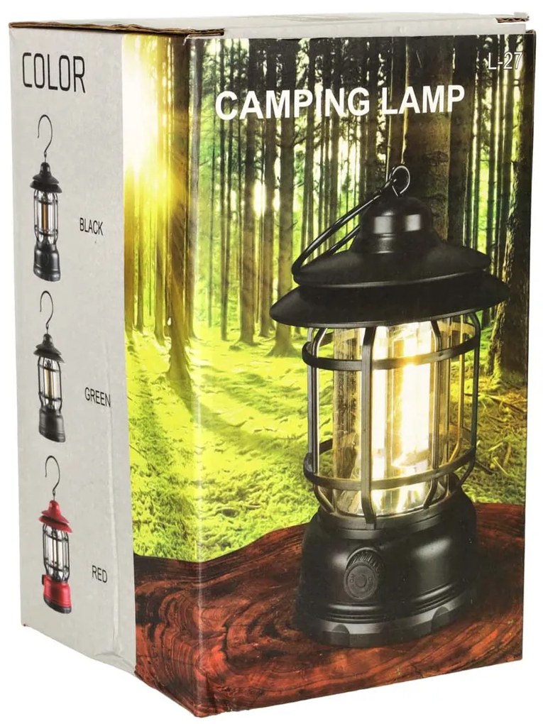 IKO Kempingová lampa s rukoväťou