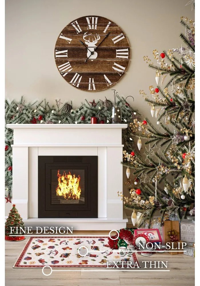 Červený koberec s vianočným motívom 50x80 cm Red Christmas – Villeroy&amp;Boch