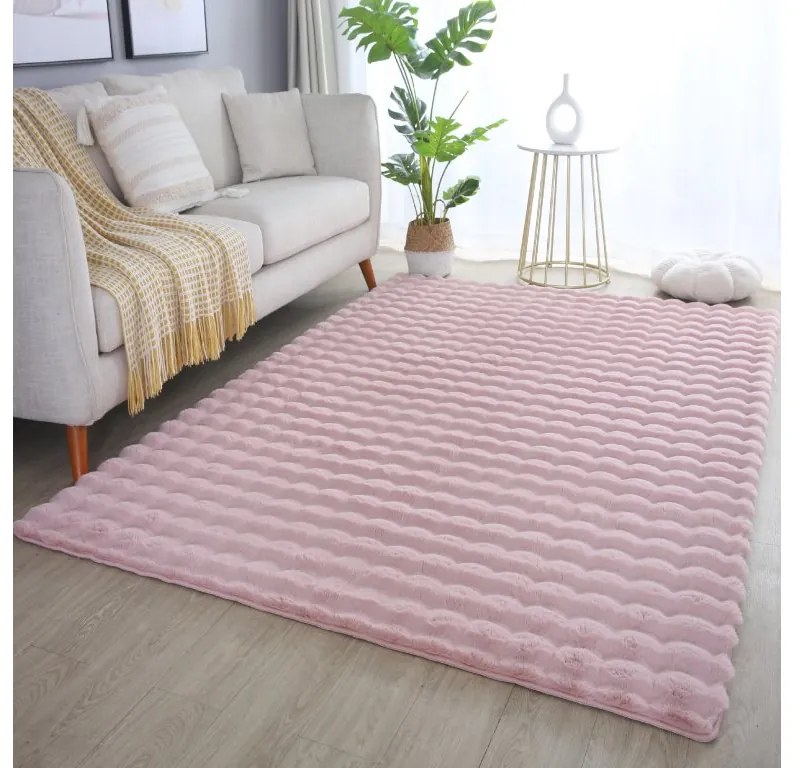 Ayyildiz Kusový koberec AMBIANCE 5110, Ružová Rozmer koberca: 80 x 150 cm